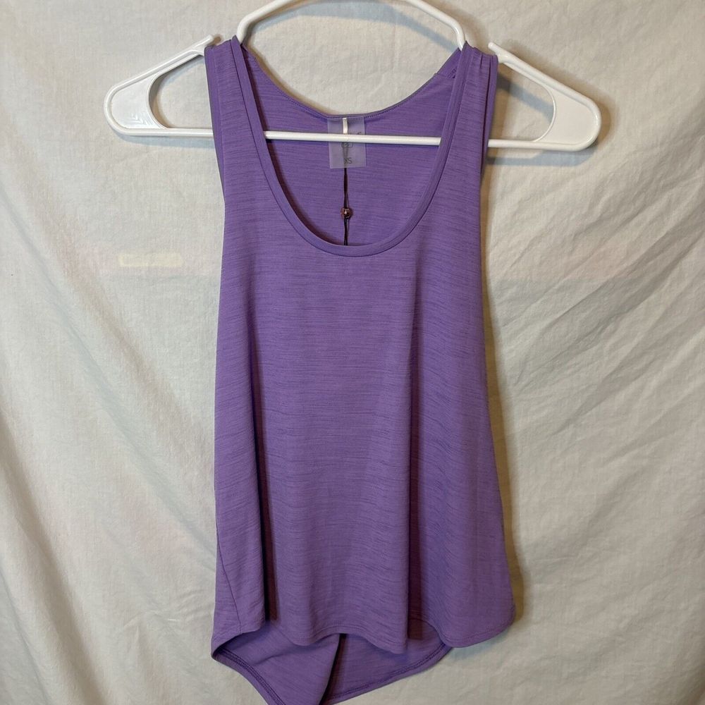 CALIA Women's Twist Back Tank Size Purple, Sz-XS